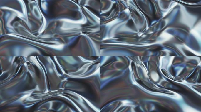液态金属环抽象数字动画