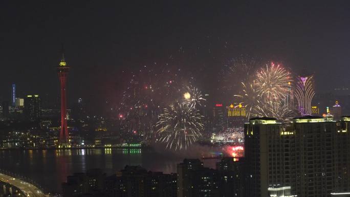 澳门烟花拍摄