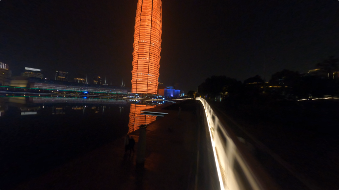 穿越机 FPV 郑州 大玉米 航拍 夜景