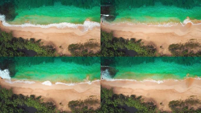 海浪破碎的景象三亚厦门青岛风景海南海岛