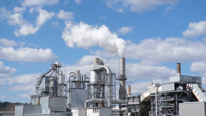 造纸厂工业园区废气排放大气污染