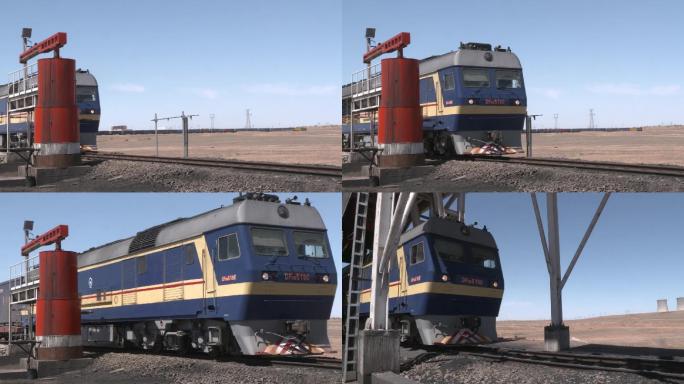 火车拉煤地面拍摄 4K拍摄4K压缩包