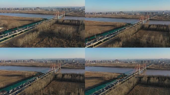 G104京岚线济南黄河大桥改扩建开工
