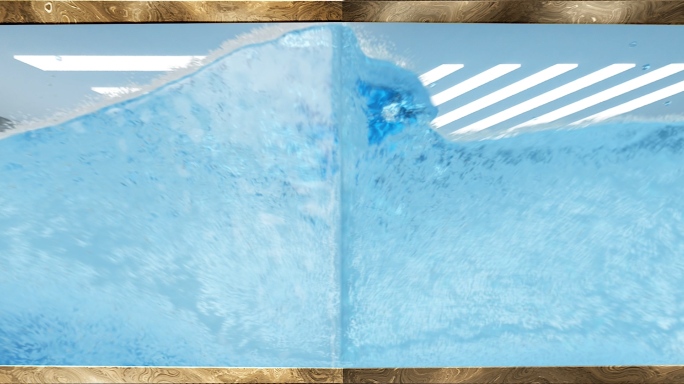 裸眼3d水箱投屏素材