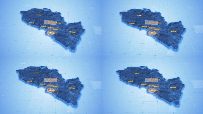 兰州七里河区三维科技地图
