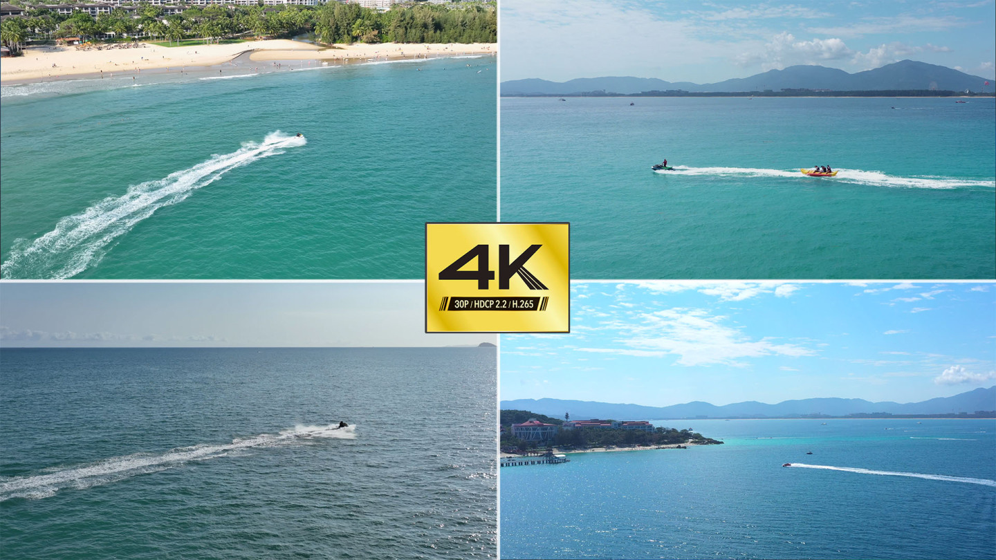 【4K】景区摩托艇游玩