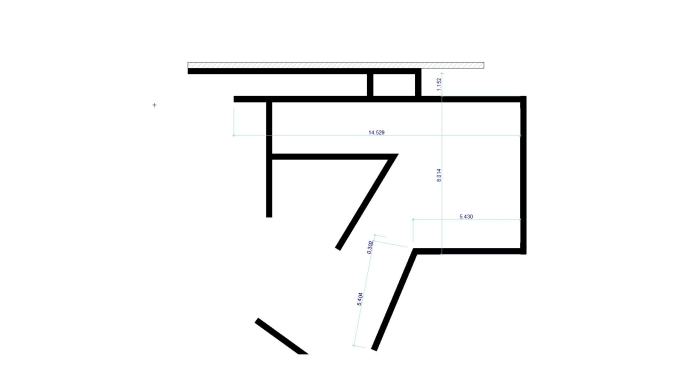 抽象建筑背景：房屋平面图