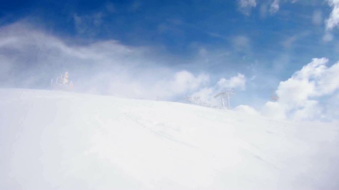 高山滑雪冬奥会滑冰锻炼青春活力