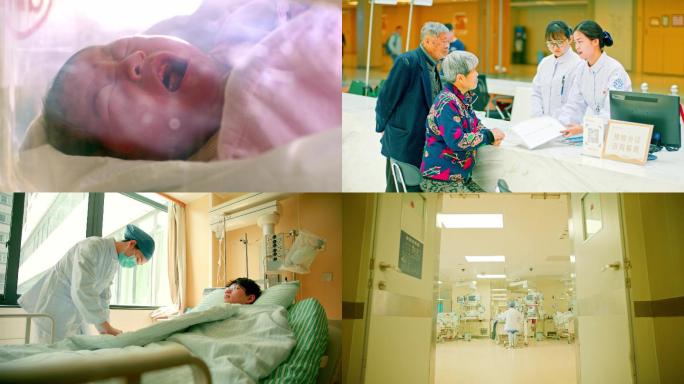 护理 ICU监护室4K护士节 婴儿啼哭
