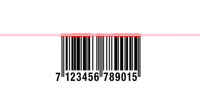 扫描条形码识别产品食品扫光鉴定