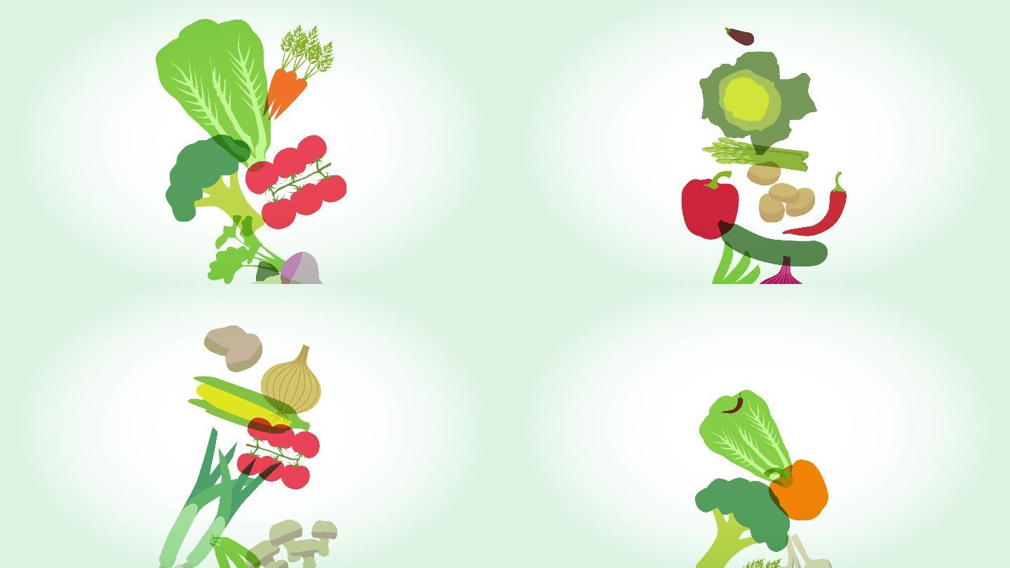 超市蔬菜动画MG有机