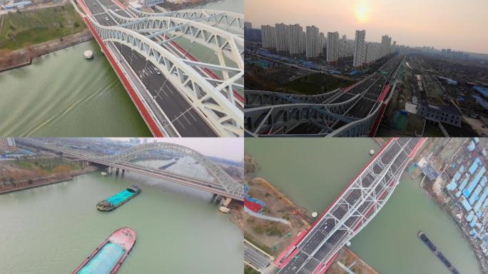 扬州茱萸湾大桥实拍