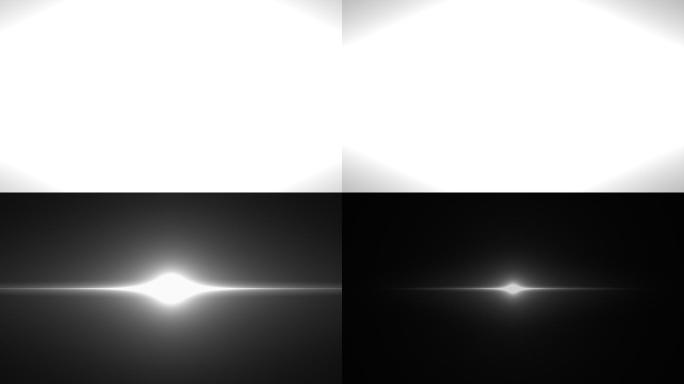 闪光关机效果白光灯光斑光球光效带透明通道