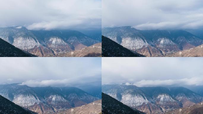 【正版素材】云南香格里拉遮住的梅里雪山