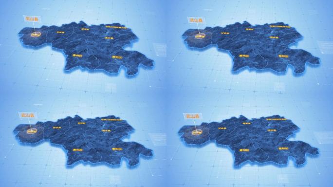 天水武山县三维科技地图