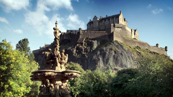 英国苏格兰爱丁堡城堡