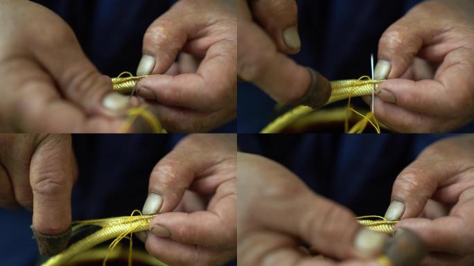 缝纫工作缝衣服针线