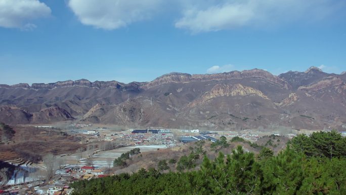 山村风光梯田