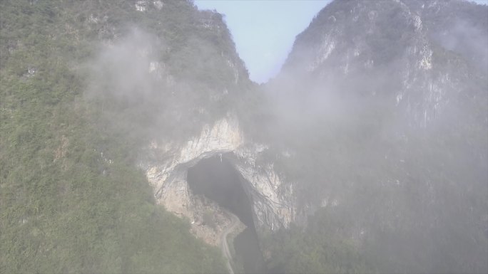 广东省肇庆市怀集县燕岩航拍