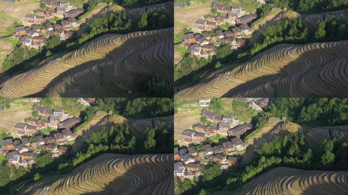 龙胜龙脊梯田金坑瑶寨千层梯田景点