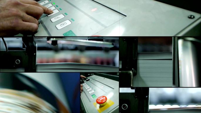 胶印合成视频多屏分屏宣传片工厂