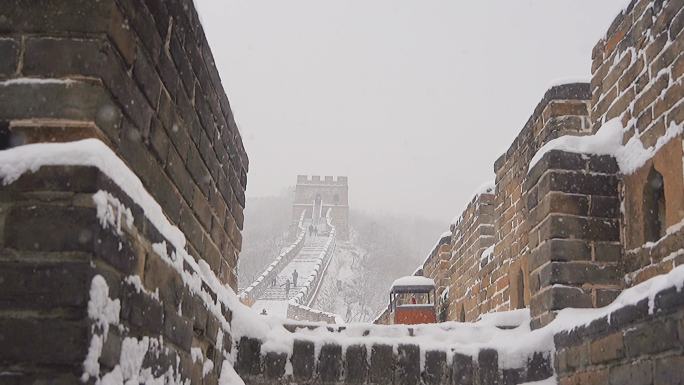 慕田峪长城虎年初雪