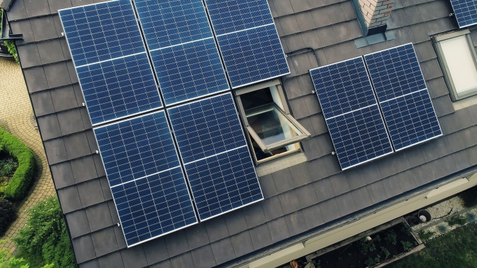 太阳能电池板组件家庭房屋安装光伏板新能源