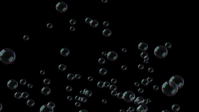 透明通道漂浮泡泡