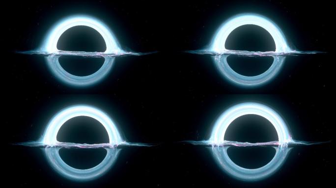 引力透镜黑洞3D栏目特效视频