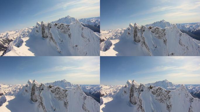 积雪覆盖的山峰雪山雪峰高原海拔西藏风光