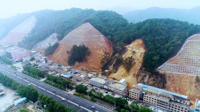 山体滑坡 滑坡治理 自然灾害 大面积滑坡