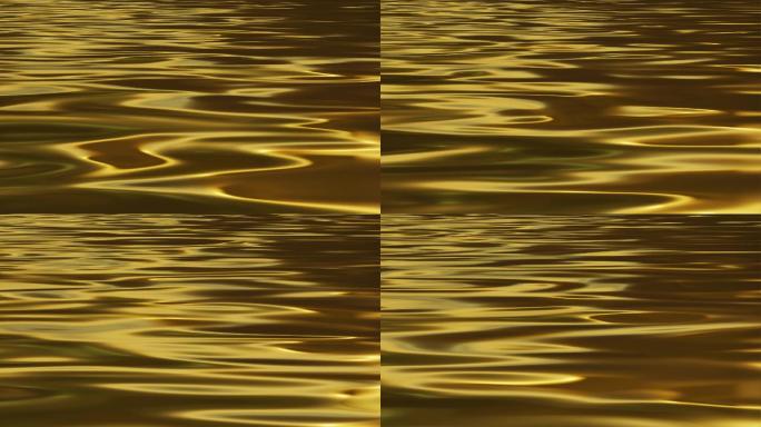 4K金色水面波纹04