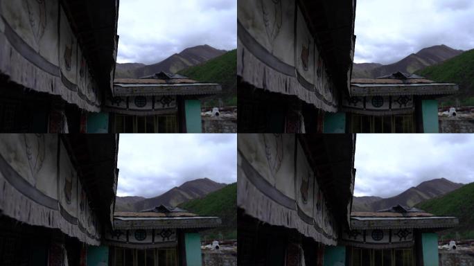 废弃的藏式乡村民居农村