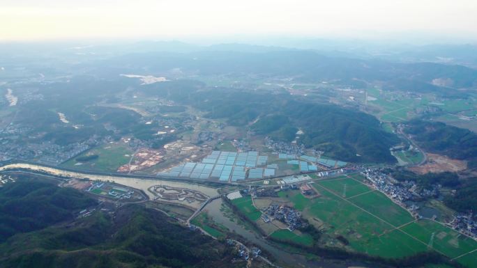 江西上饶横峰岑山航拍风光