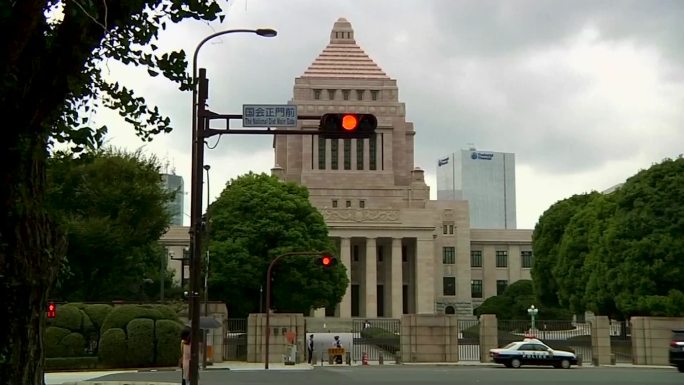 日本国会外景