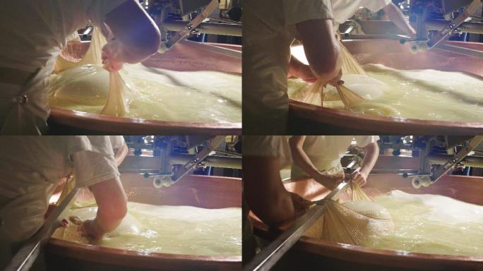 乳酪制造晒制发酵传统工艺手工操作