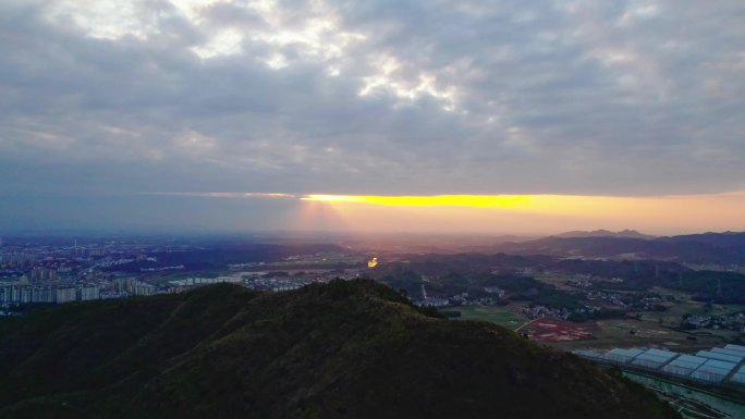 江西上饶横峰岑山航拍风光