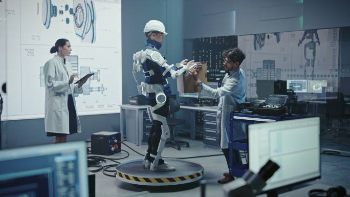 机器人外骨骼AI智能智慧机械穿戴设备
