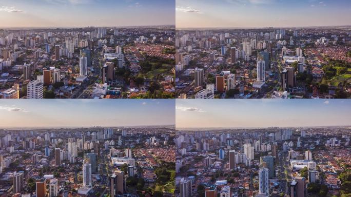 巴西圣保罗坎皮纳斯的建筑俯瞰图