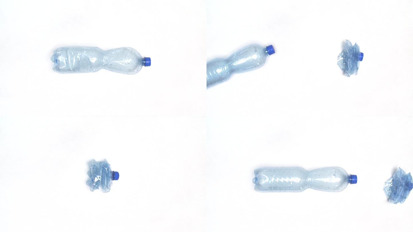 回收的粉碎塑料瓶