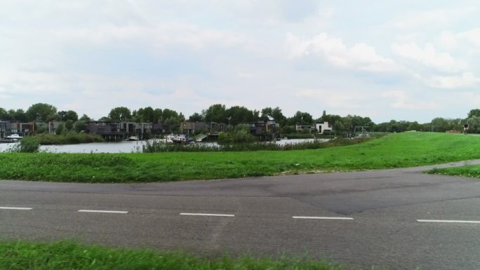 车辆行驶时的沿途风光（荷兰）