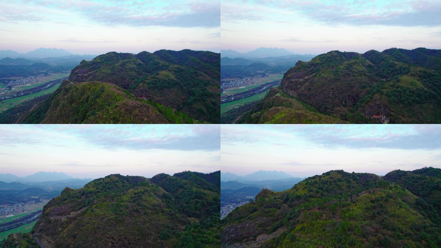 江西上饶横峰岑山航拍风光