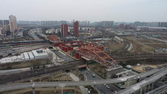 郑州彩虹桥拆除建设现状