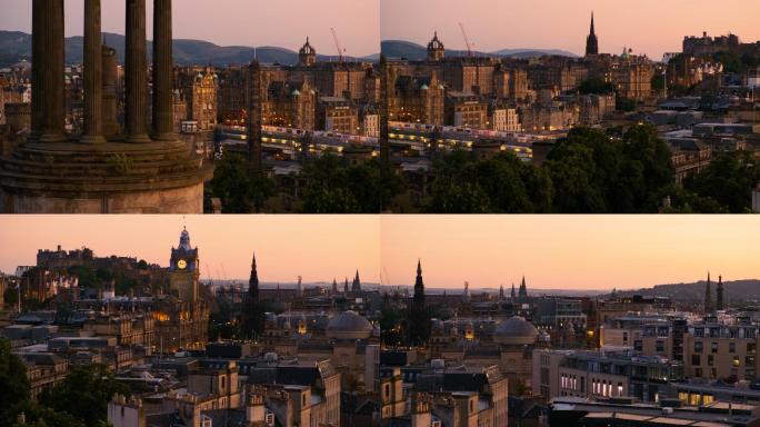 英国苏格兰爱丁堡老城
