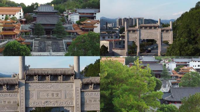 长汀 南禅寺 航拍 4K 寺庙 汀州