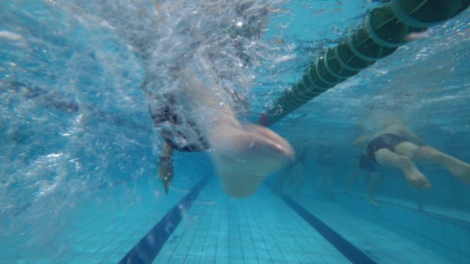 游泳训练健身游泳精神奥运会运动员健康生活
