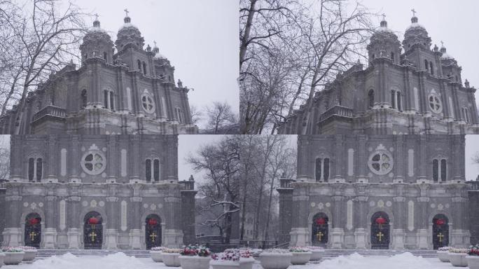 教堂大雪基督教