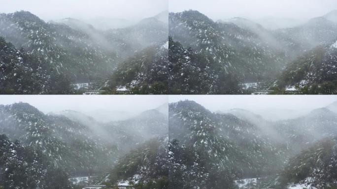 雨雪天山中航拍0528