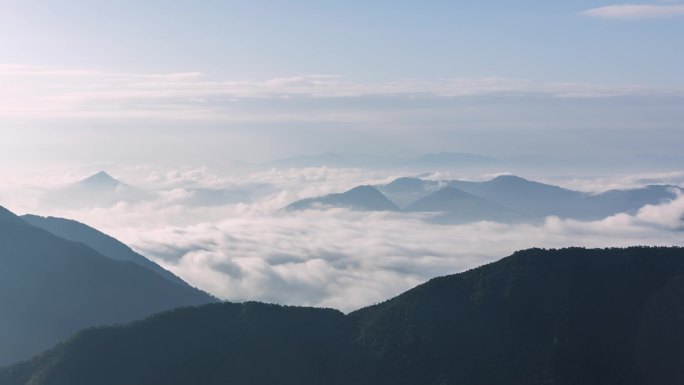 浙江第一高峰——丽水黄茅尖云海