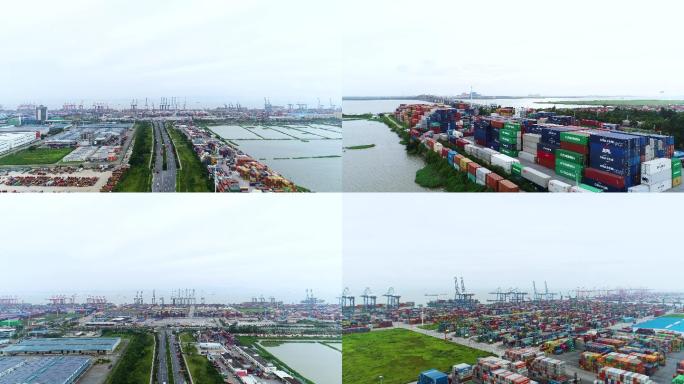 海港码头 码头货运合集 集装箱海运